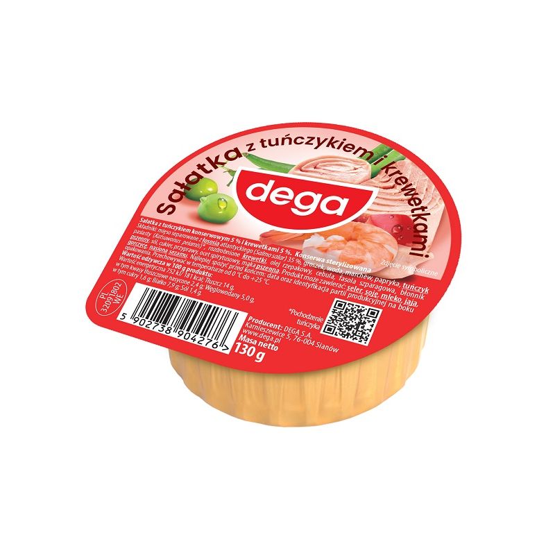 Ensalada de atun y gambas 130g DEGA