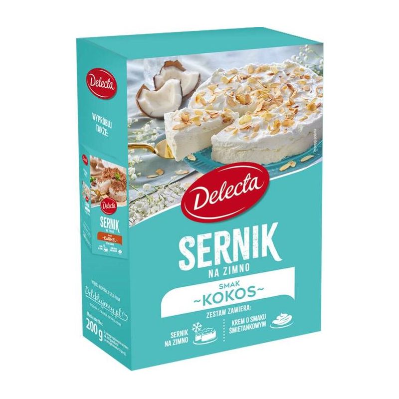 Sernik na zimno smak kokoos 200g DELECTA 