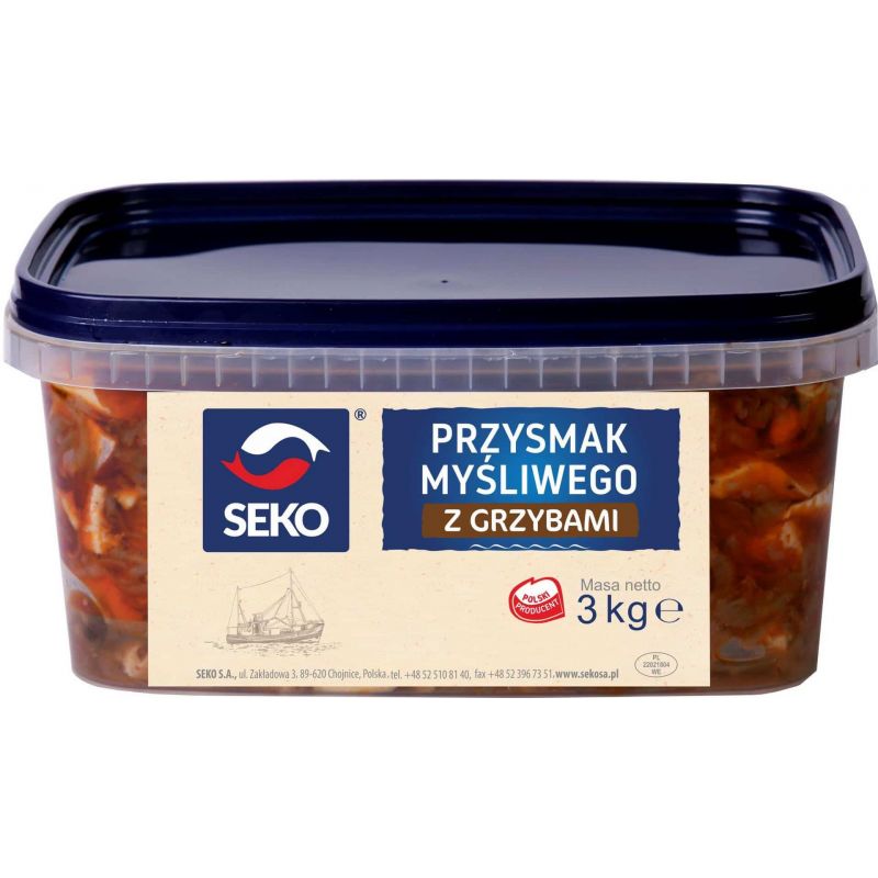 Delicadeza del cazador con champiñones 3kg SEKO