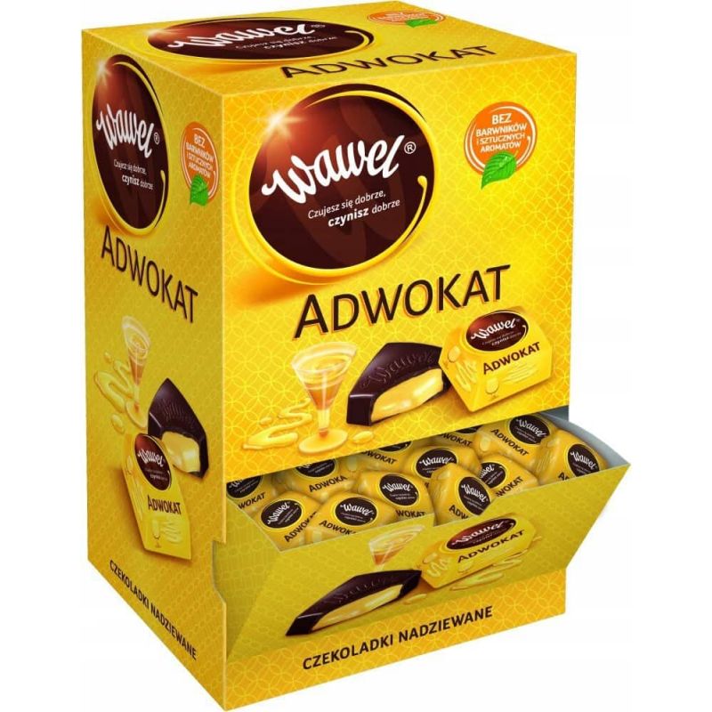 Bombones de chocolate ADWOKAT 2.4kg WAWEL