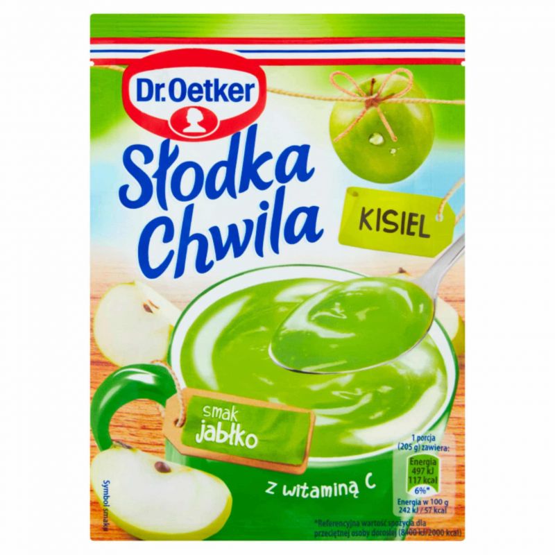 Kisiel SLODKA CHWILA con sabor de manzana 30gr Dr.Oetker