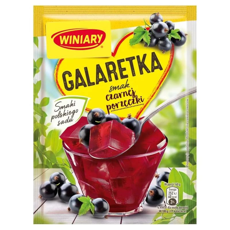 Galaretka czarna porzeczka 47g WINIARY