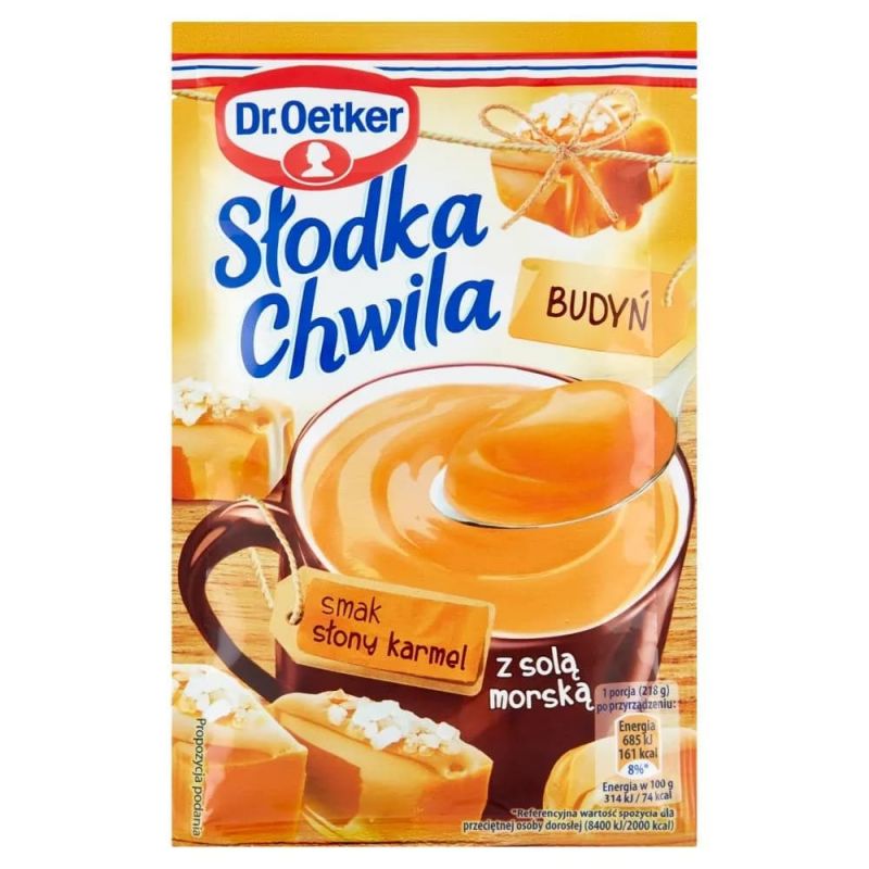 Budyn SLODKA CHWILA slony karmel 43g Dr.OETKER