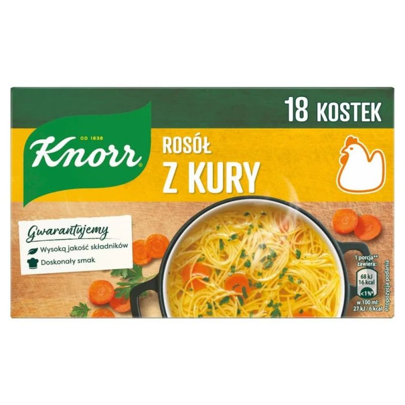 Caldo de pollo en bric 180g KNORR