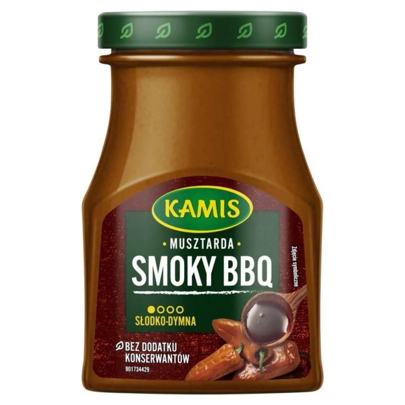 Musztarda SMOKY BBQ 185g KAMIS