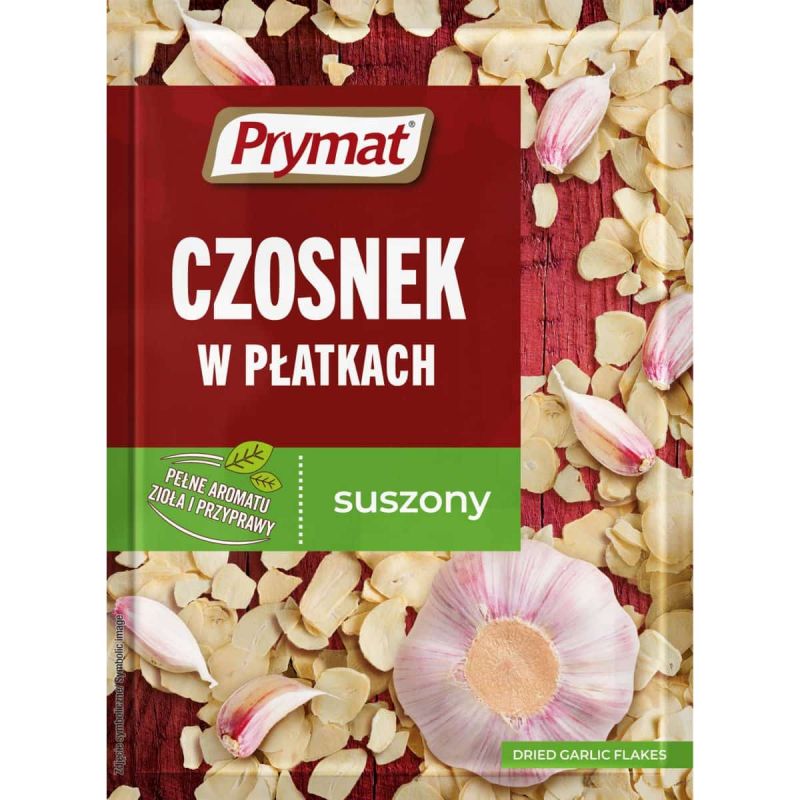 Czosnek suszony w platkach 15g PRYMAT