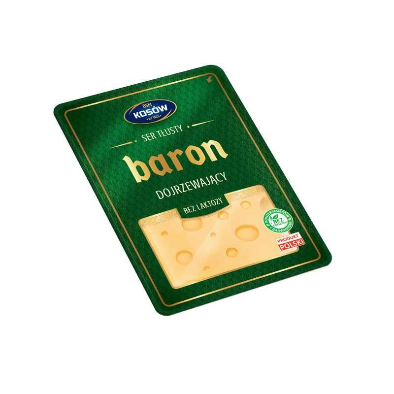 Queso en lonchas BARON 150g x10 KOSOW