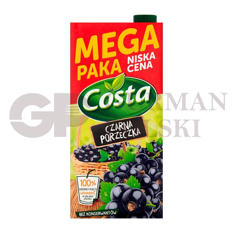 Bebida COSTA de grosella negro 2L HORTEX