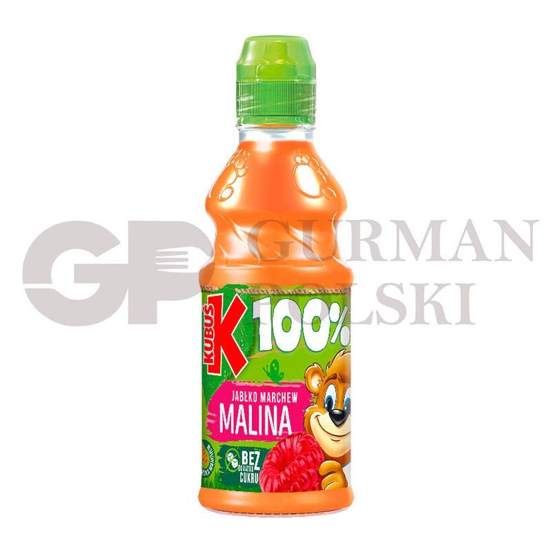 Zumo GO de zanahoria frambuesa manzana 300ml KUBUS