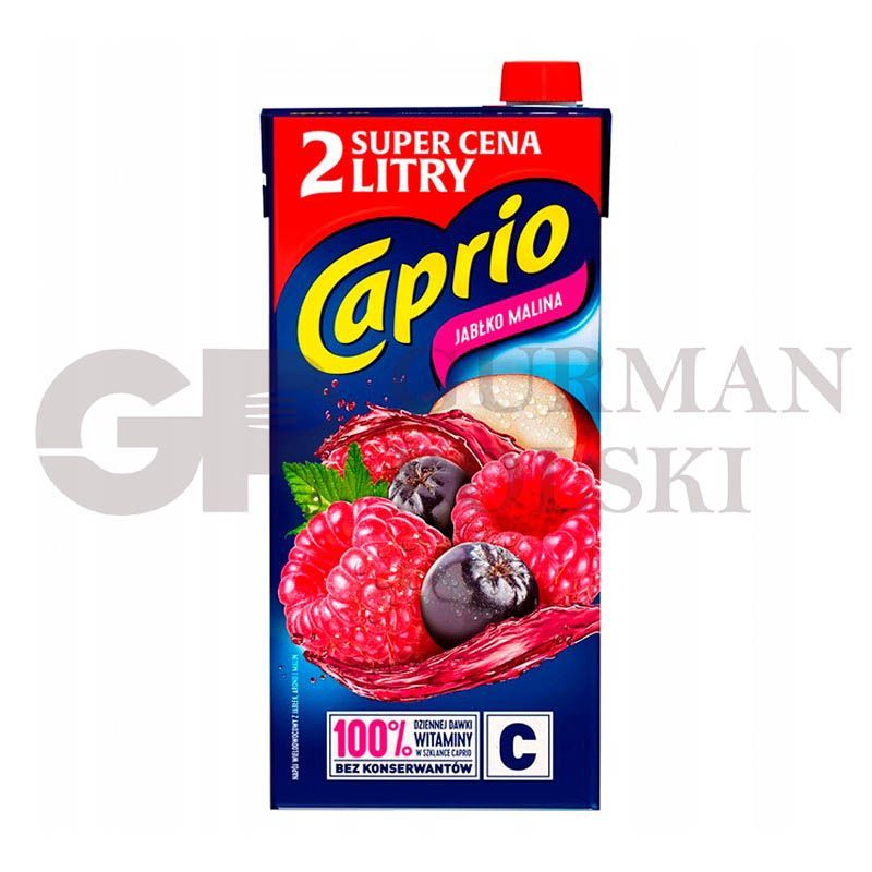 Bebida CAPRIO manzana frambuesa 2L MASPEX