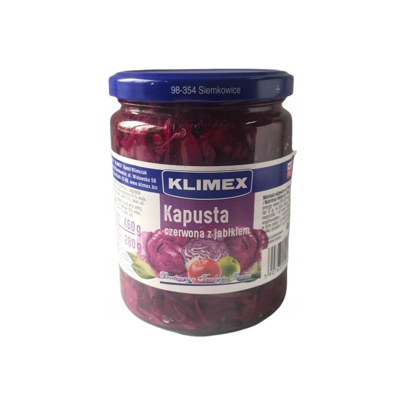 Col rojo con manzana 460g KLIMEX