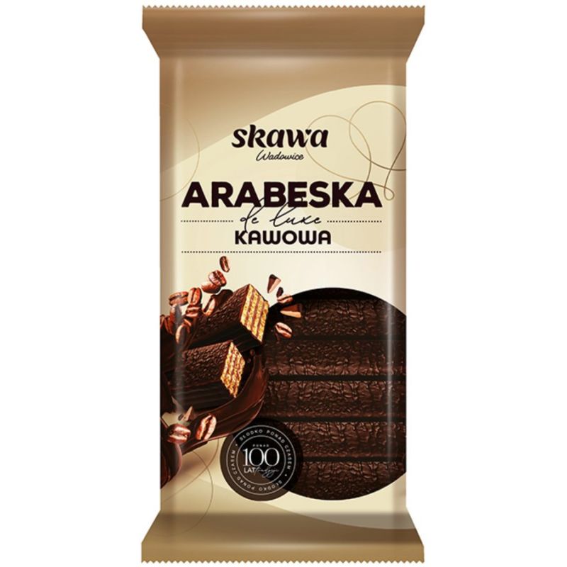 Barquillas de luxe ARABESKA de cafe 190g SKAWA