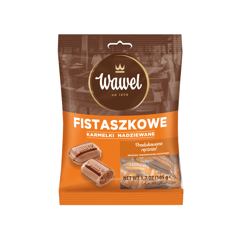 Cukierki FISTASZKOWE 105g WAWEL