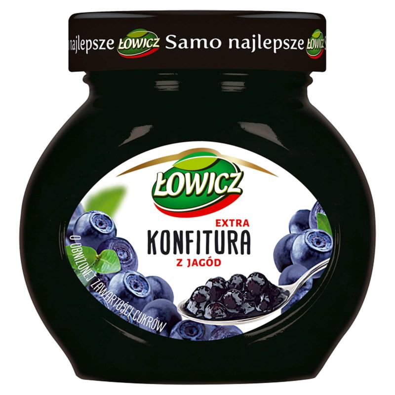 Konfitura JAGODOWA 240gr LOWICZ