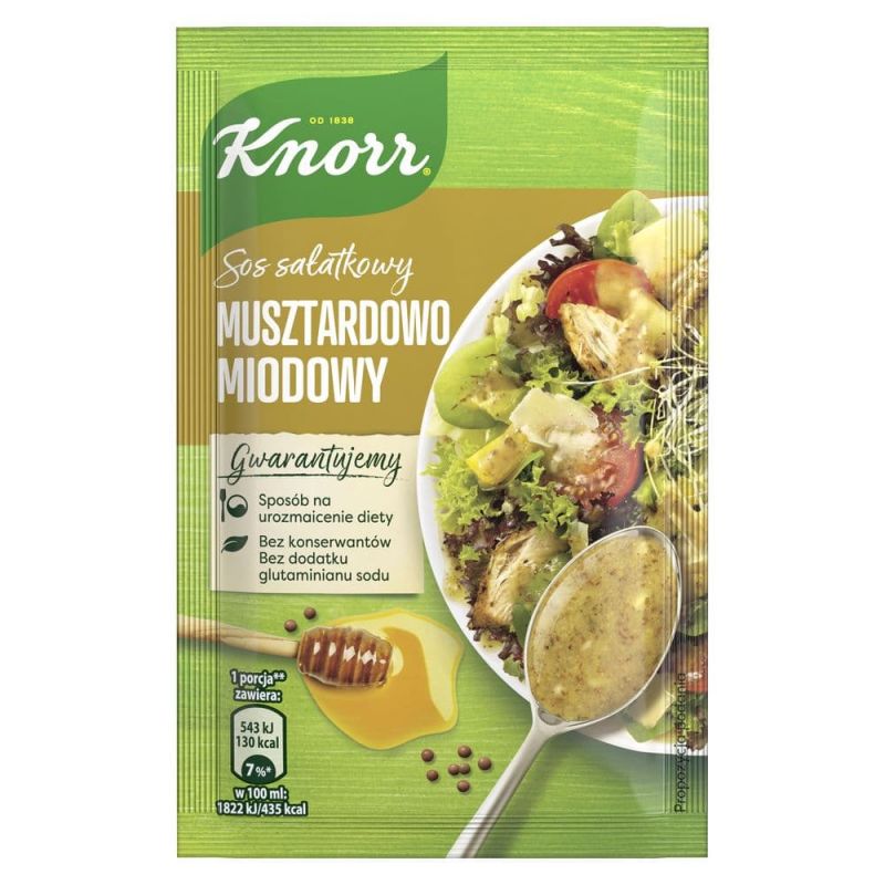 Salsa de mostaza con miel en polvo 8g KNORR