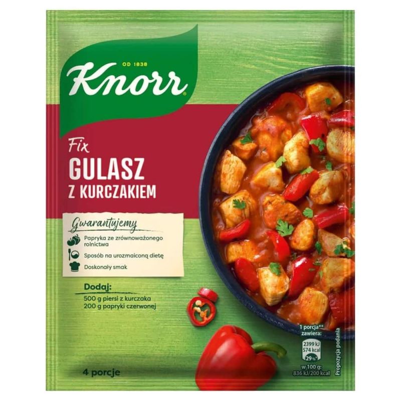 Fix do gulaszu kurczak 52g KNORR