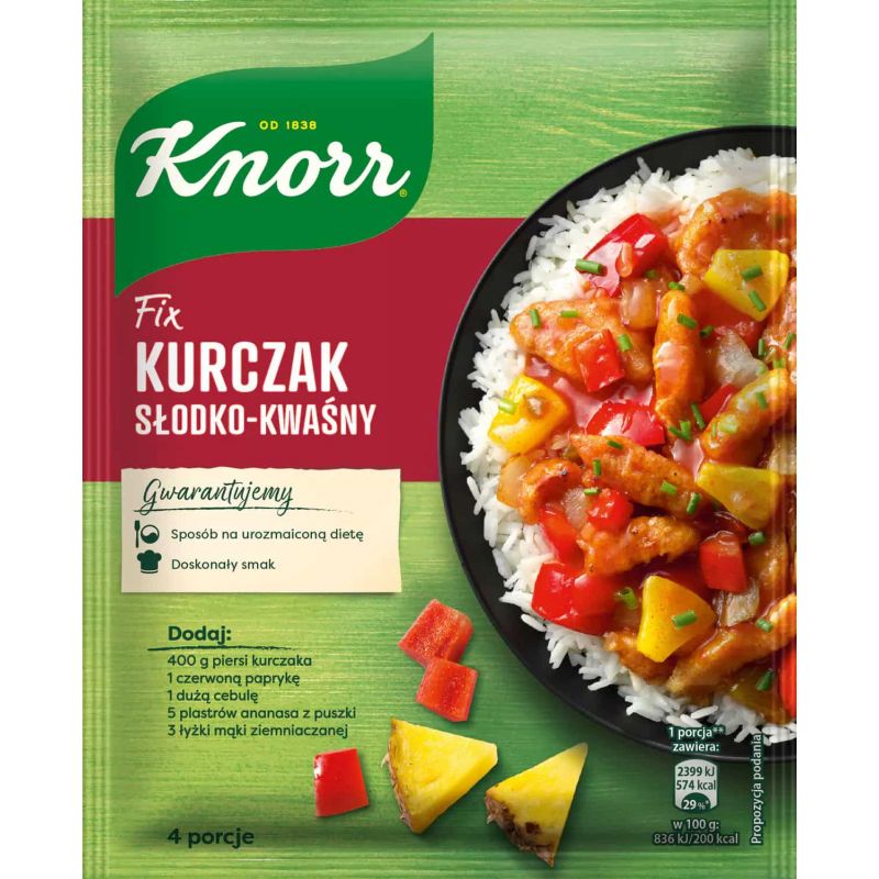 FIX Kurczak slodko - kwasny 64g KNORR