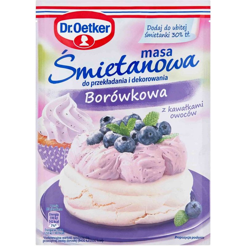 Crema de arandanos en polvo 65g DR.OETKER