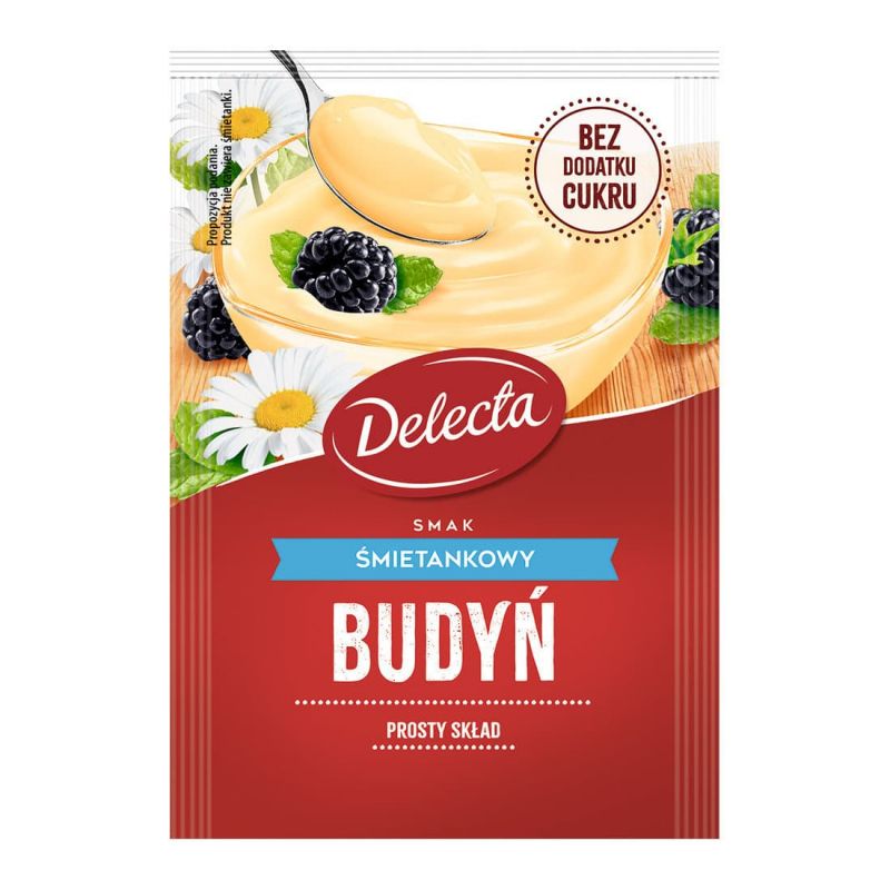 Budyn smietankowy 40g DELECTA