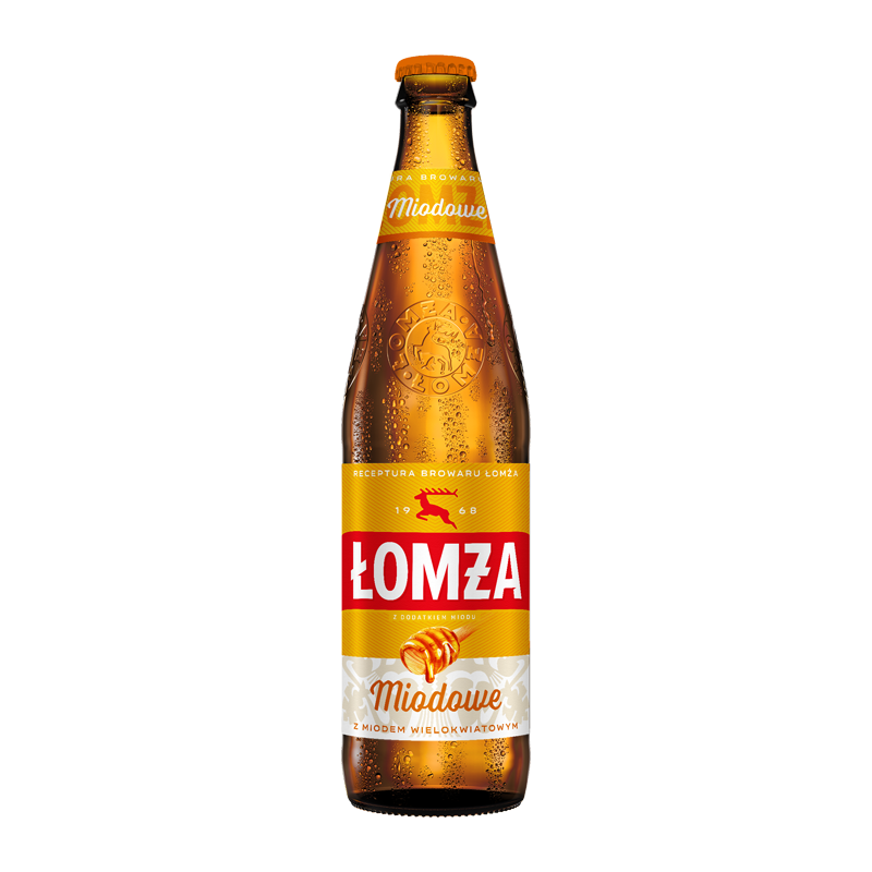 Cerveza LOMZA de miel 5.7%alc. 0.5L