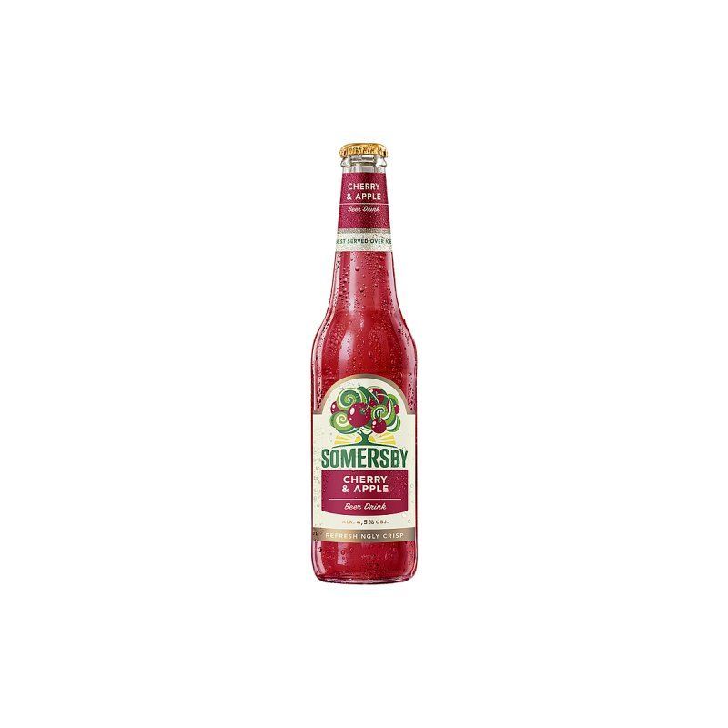 Cerveza SOMERSBY sabor guinda con manzana 4.5% 0.400ml 