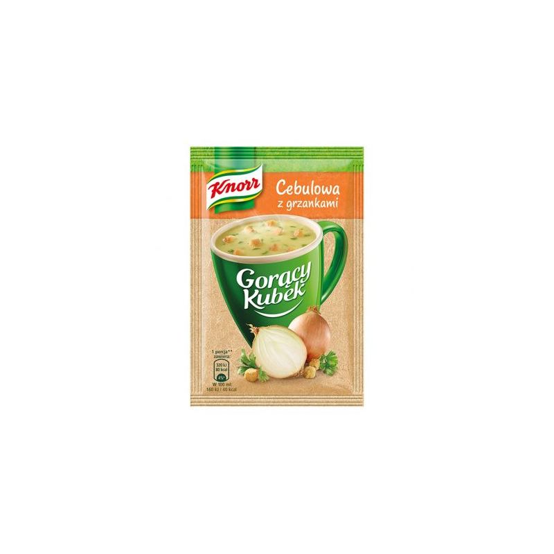 Goracy kubek cebulowa z grzankami 17g KNORR