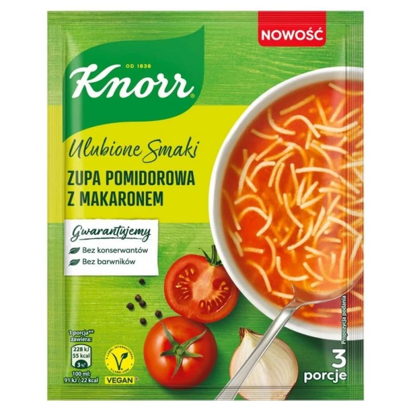 Zupa pomidorowa z makaronem 50g KNORR