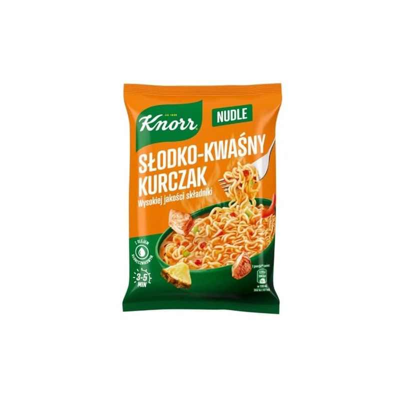 Zupa nudle kurczak slodko kwasny 65g KNORR