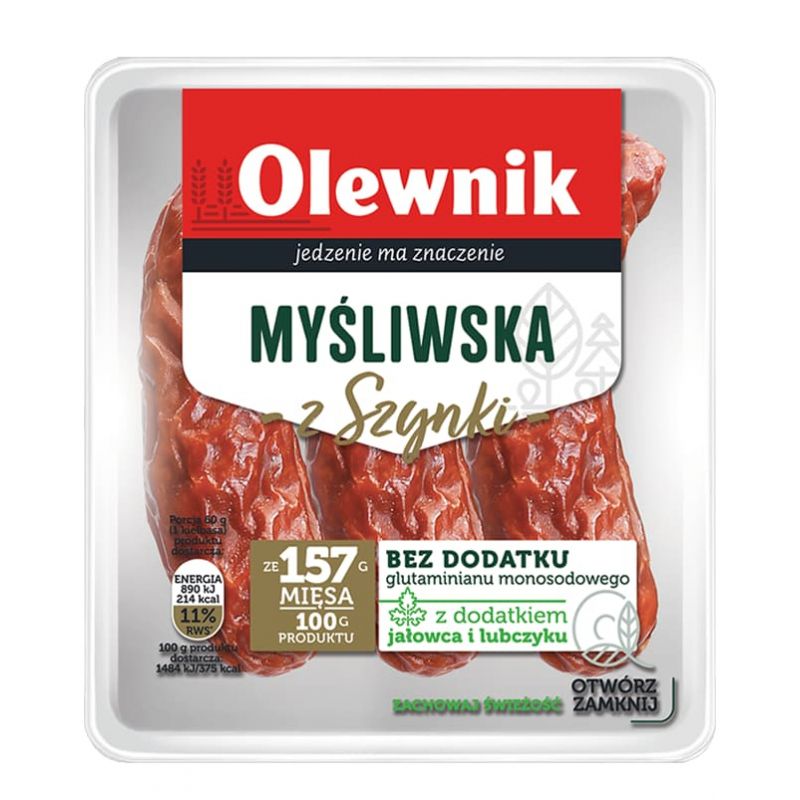 Salchicha seca MYSLIWSKA 180gr OLEWNIK