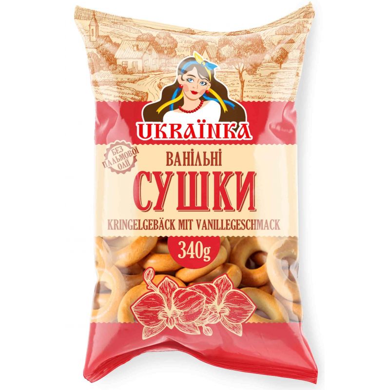 Rosquillas con sabor de vanillia 340g UKRAINKA