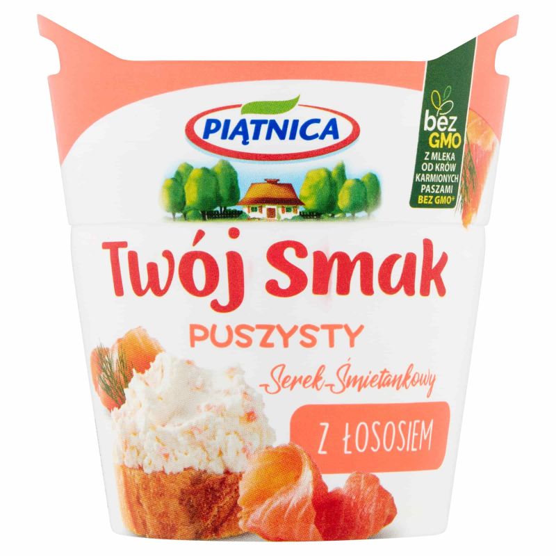 Serek PUSZYSTY losos 150g PIATNICA