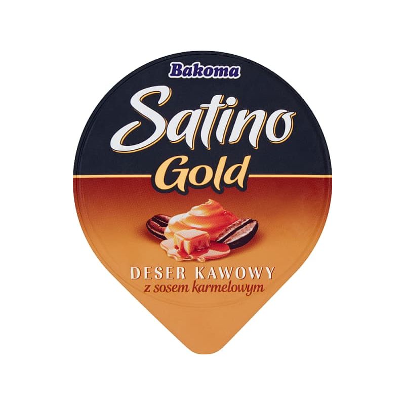 Deser SATINO GOLD kawowy z sosem karmelowym 135g BAKOMA