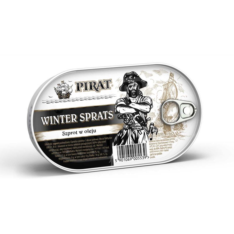 Szproty w oleju WINTER 160g PIRAT