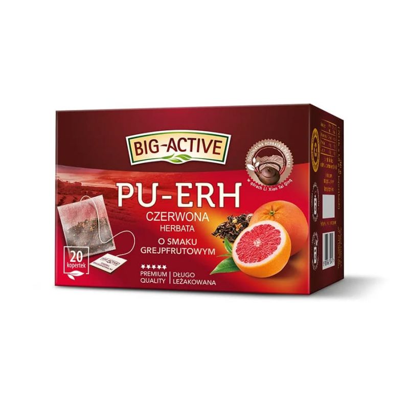 Herbata PU-ERH grejpfrut 1.8g x20 BIG ACTIVE