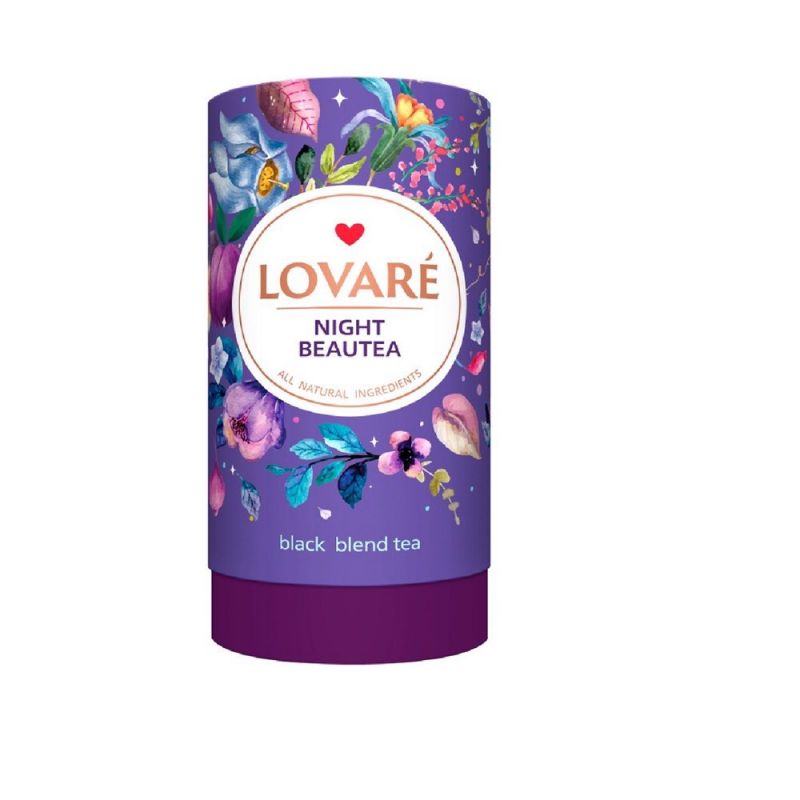 Te negro hojas NIGHT BEAUTEA en tubo 80g LOVARE