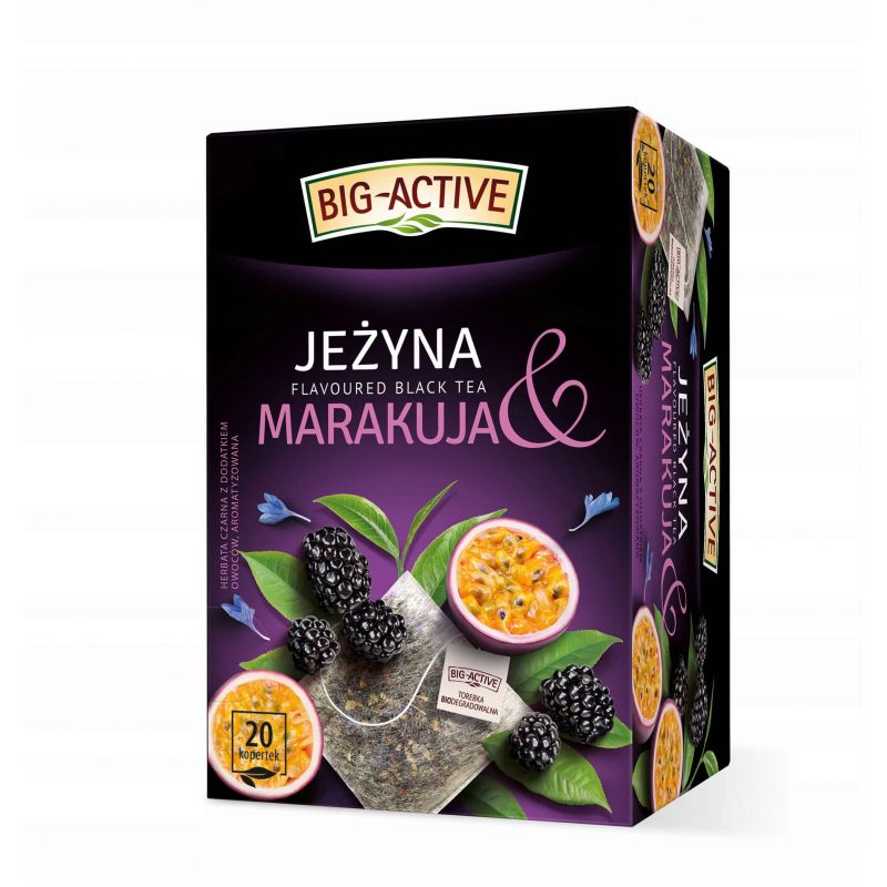 Té de mora y maracuya 40g BIG ACTIVE