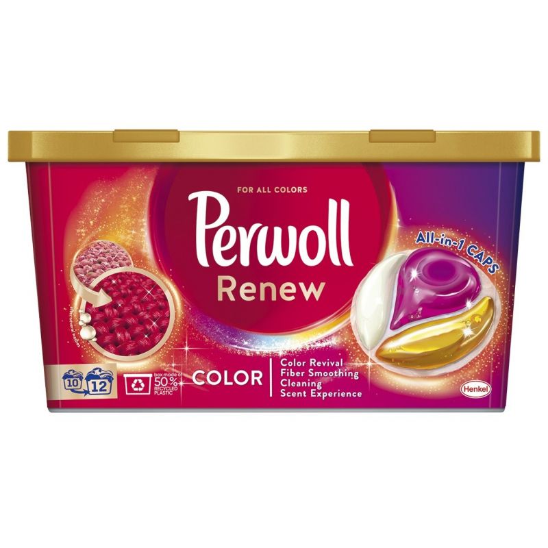 PERWOLL Kapsulki RENEW COLOR box 12S