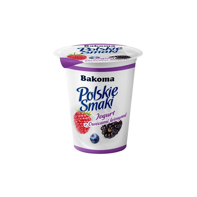 Yogurt POLSKIE SMAKI frutas de bosque 150g BAKOMA