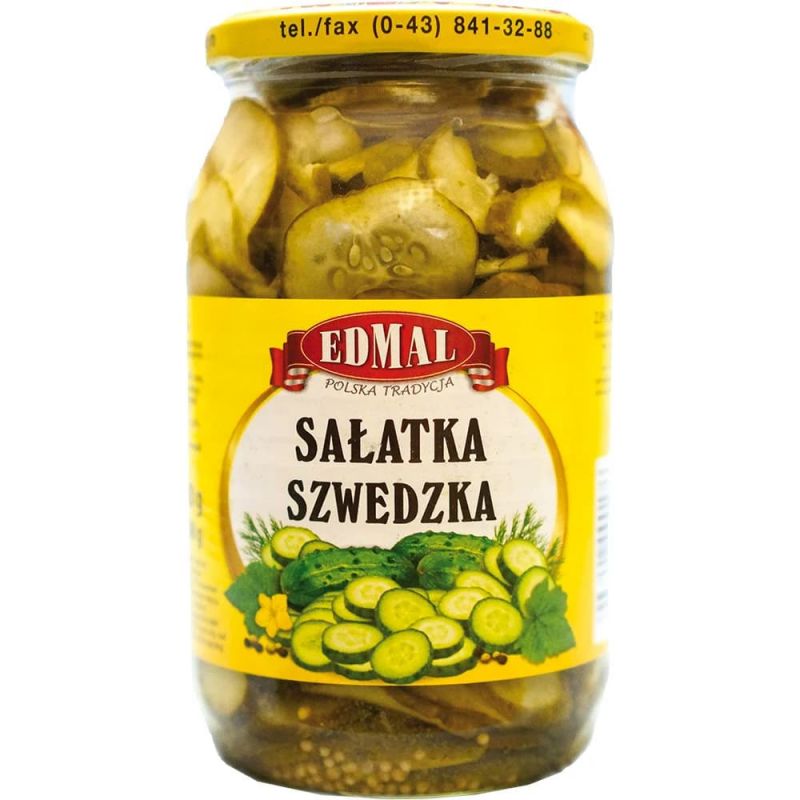 Ensalada de pepinos SZWEDZKA 820g EDMAL