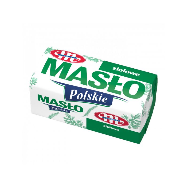 Mantequilla POLSKIE con hierba 80g MLEKOVITA