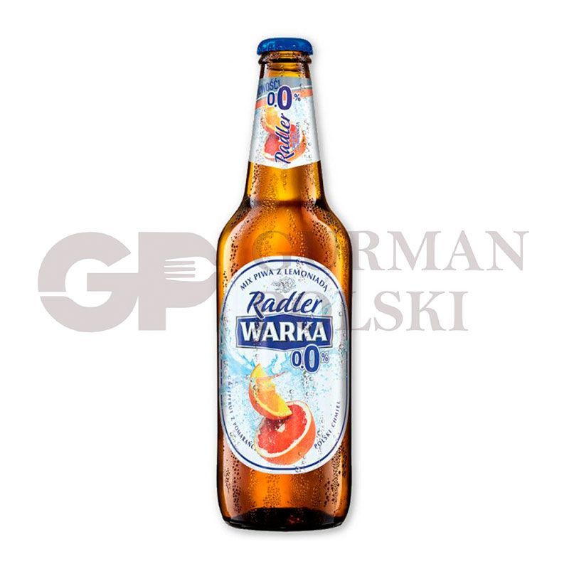 Cerveza WARKA con sabor de pomelo i naranja 0% 500ml