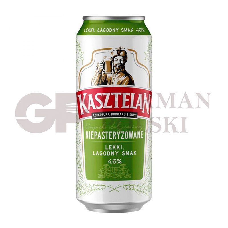 Cerveza KASZTELAN no pasterlizado 5.7% 0.5L