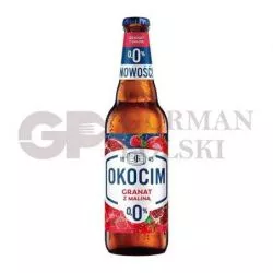 Cerveza OKOCIM 0.0% granada con frambuesa 500ml