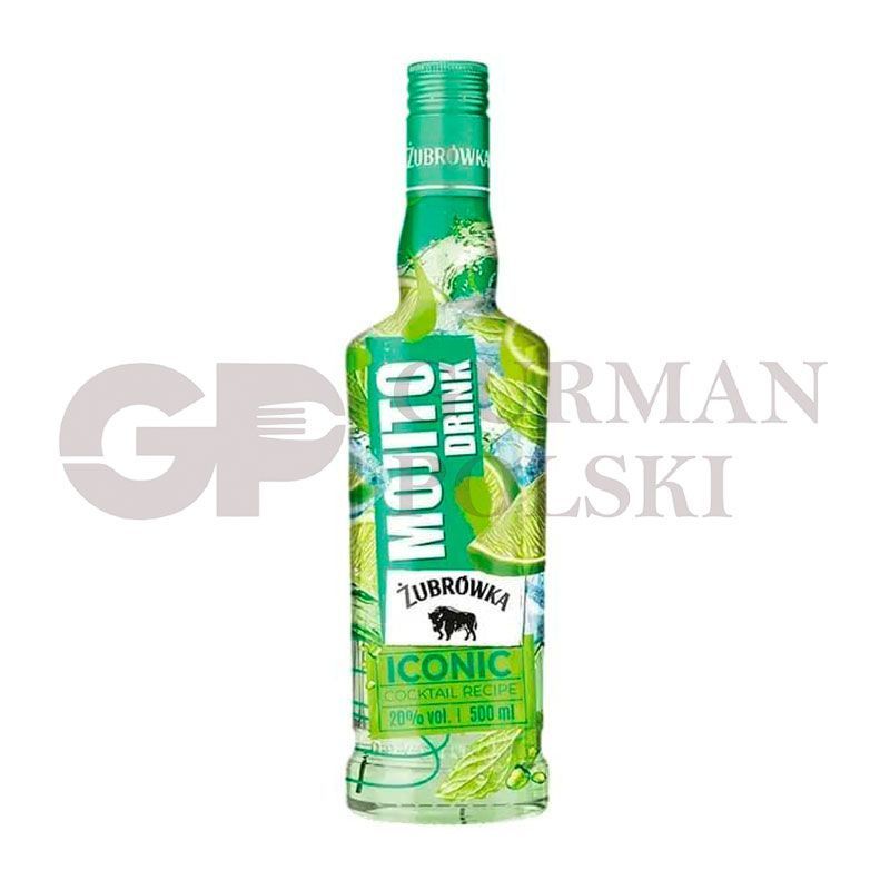 Licor ZUBROWKA MOJITO DRINK 20% 500ml