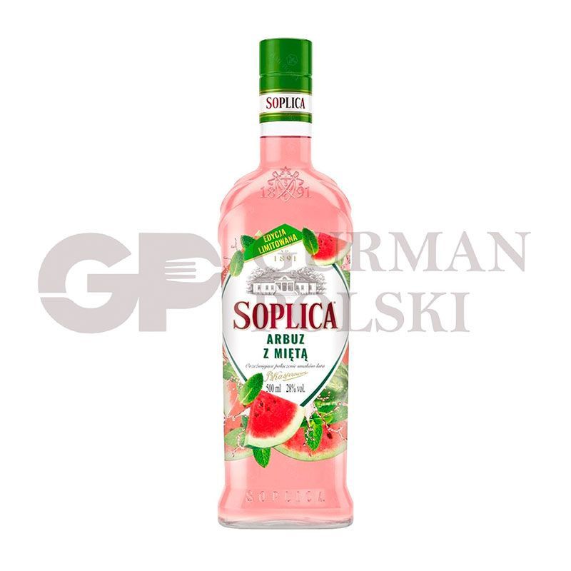 Licor SOPLICA sandia con menta 25% 500ml