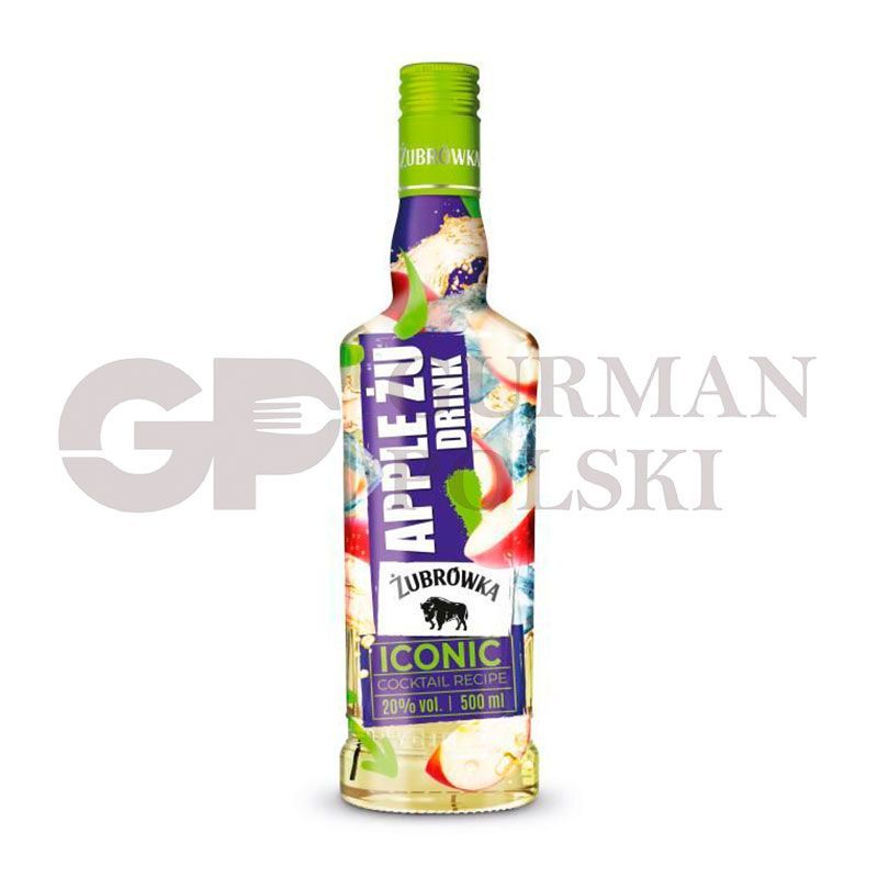 Licor ZUBROWKA APPLE ZU DRINK 20% 500ml