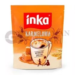 Cafe soluble con cereales sabor caramelo 200gr INKA