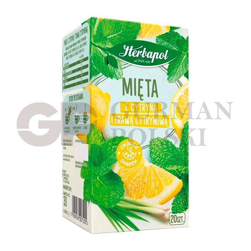 Menta con limón y limoncillo 1.5g x20 HERBAPOL