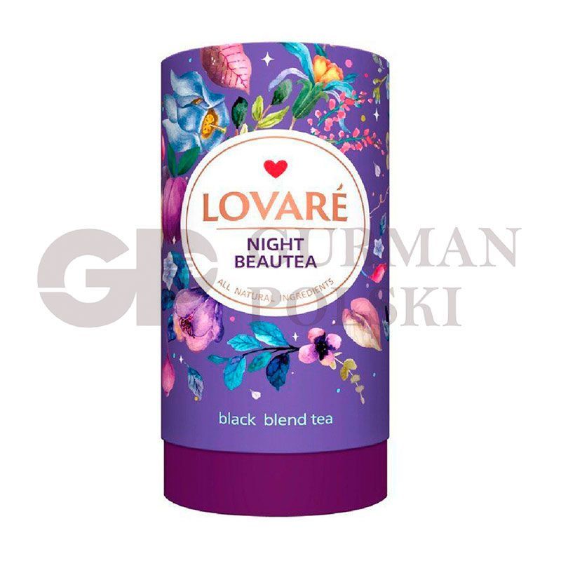 Te negro hojas NIGHT BEAUTEA en tubo 80g LOVARE