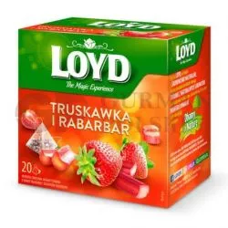 Te LOYD con sabor de fresa con ruibarbo 20x2g MOKATE